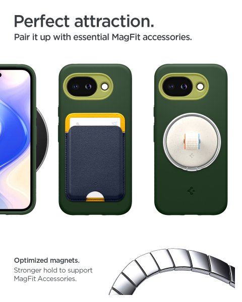 Spigen Google Pixel 10a Kuori Nano Pop MagFit Avo Green