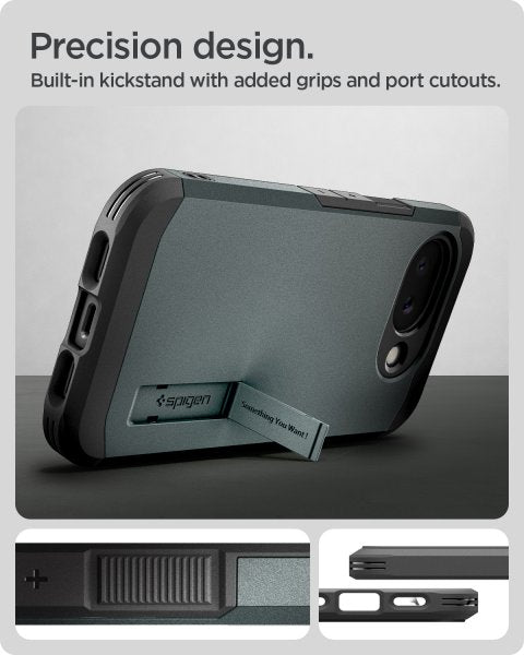 Spigen Google Pixel 10a Kuori Tough Armor MagFit Abyss Green