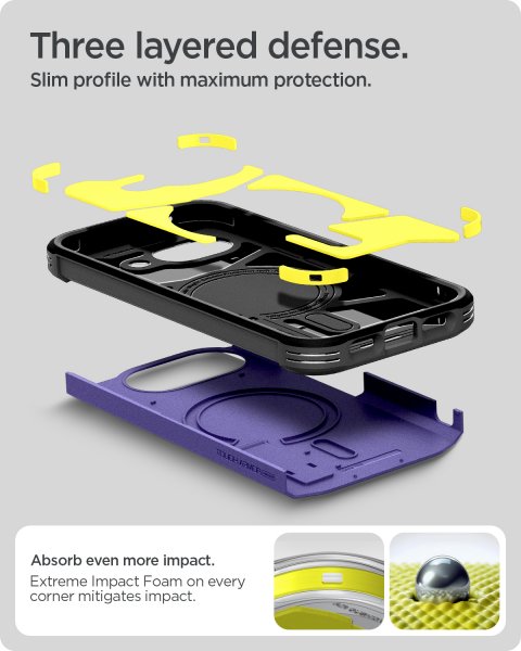 Spigen Google Pixel 10a Kuori Tough Armor MagFit Ash Violet