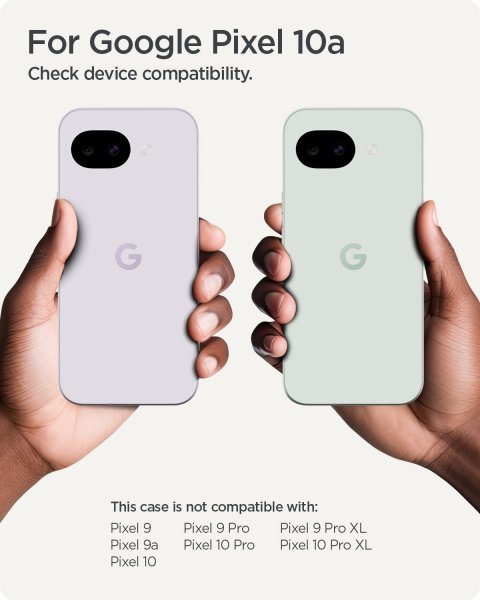 Spigen Google Pixel 10a -suojakuori Ultra Hybrid MagFit Clear Graphite