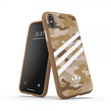 Adidas iPhone X/Xs -kuori TAI 3-Stripes Snap Case Camo FW19 Raw Gold