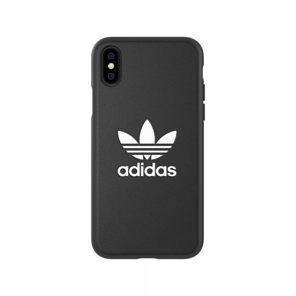 Adidas iPhone X/Xs kuori OR Moulded Case FW18 musta valkoinen