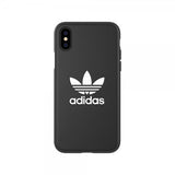 Adidas iPhone X/Xs kuori OR Moulded Case FW18 musta valkoinen