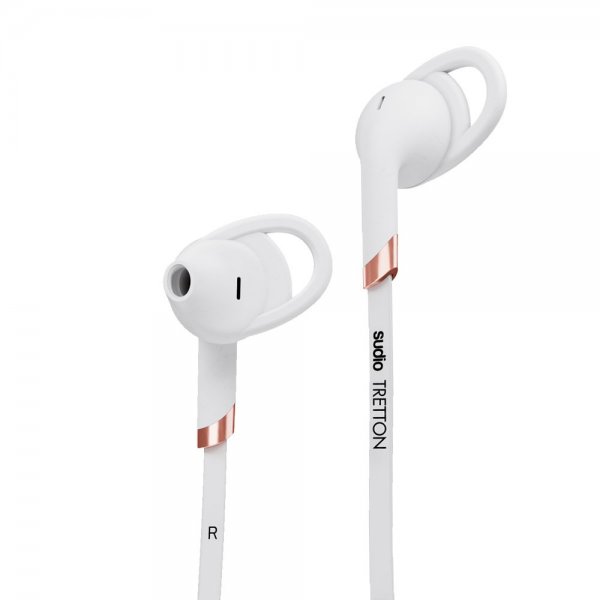 Sudio Tretton Langattomat Kuulokkeet Sport Wing Tip In-Ear Valkoinen