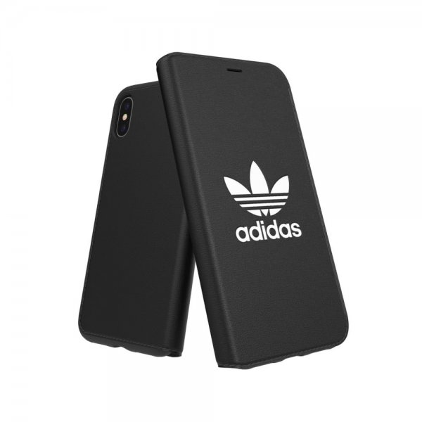 Adidas iPhone X/Xs -kotelo TAI Booklet Case FW19 Musta Valkoinen