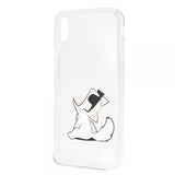 Karl Lagerfeld iPhone Xs Max -suojakuori Fun Choupette Transparent