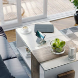 ALOGIC Matrix 3-in-1 magneettinen lataustelakka Apple Watch -laturilla, valkoinen