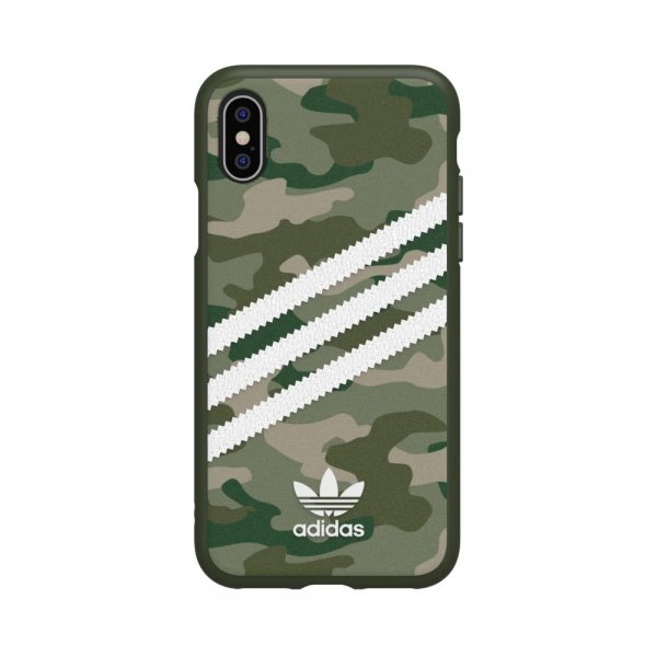 Adidas iPhone X/Xs kuori OR Moulded Case Camo FW19 Raw Green