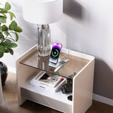 ALOGIC Matrix 3-in-1 magneettinen lataustelakka Apple Watch -laturilla, valkoinen
