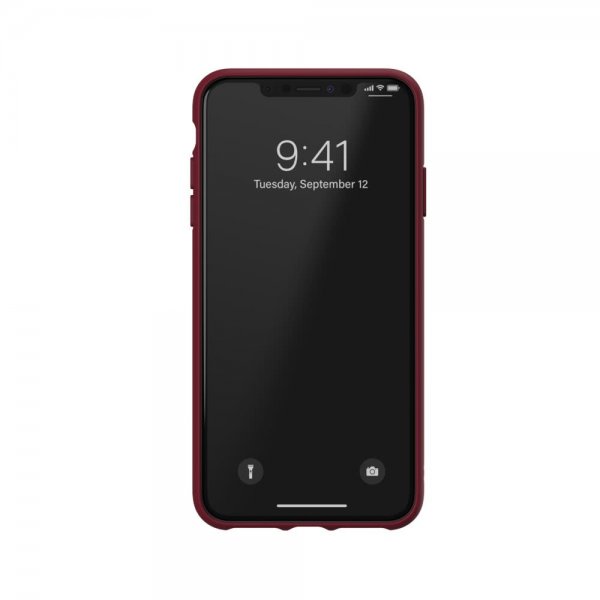 Adidas iPhone Xs Max Kuori OR 3-Stripes Snap Case Suede SS19 Punainen
