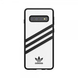 Adidas Samsung Galaxy S10 kuori OR Moulded Case PU SS19 valkoinen musta