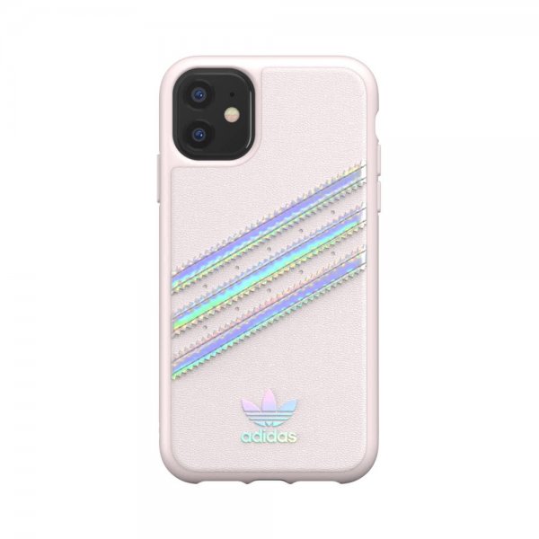 Adidas iPhone 11 -suojakuori tai Moulded Case FW19 Orchid Tint Holographic