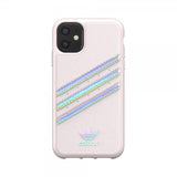 Adidas iPhone 11 -suojakuori tai Moulded Case FW19 Orchid Tint Holographic