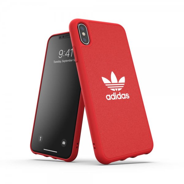Adidas iPhone Xs Max Kuori OR Moulded Case Canvas FW19 Scarlet