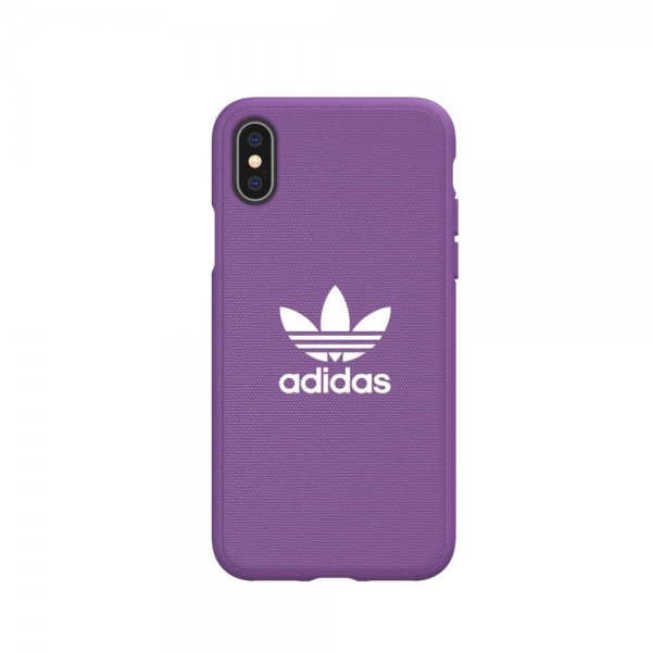 Adidas iPhone X/Xs -kuori TAI muotoiltu kangaskotelo SS19 Active Purple