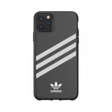 Adidas iPhone 11 Pro Max -kuori OR Moulded Case PU FW19 Musta Valkoinen