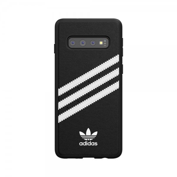 Adidas Samsung Galaxy S10 kuoret OR Moulded Case PU SS19 musta valkoinen