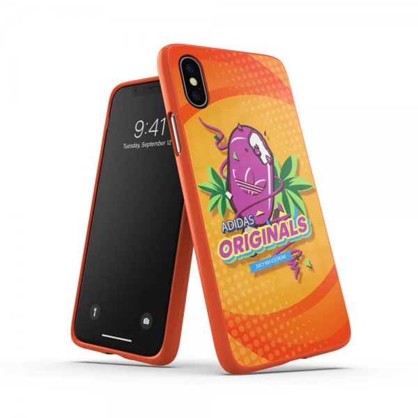 Adidas iPhone X/Xs -kuoret OR Moulded Case Bodega FW19 Active Orange