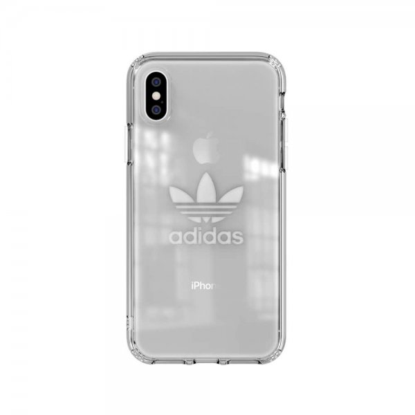 Adidas iPhone X/Xs -kuori OR Rugged Case SS19 Kirkas