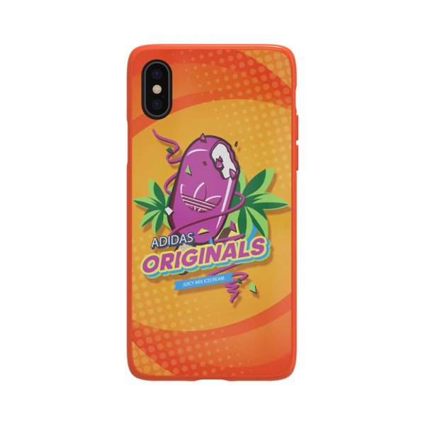 Adidas iPhone X/Xs -kuoret OR Moulded Case Bodega FW19 Active Orange