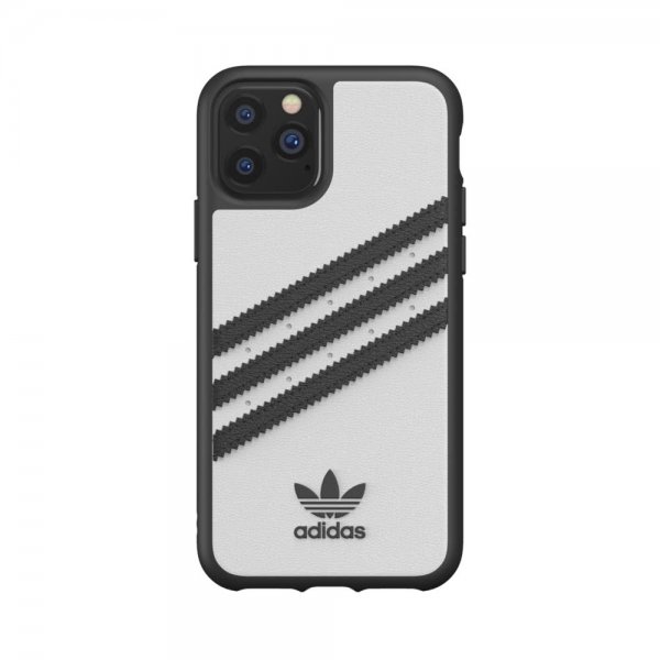 Adidas iPhone 11 Pro Kuori OR 3 Stripes Snap Case PU FW19 Valkoinen Musta