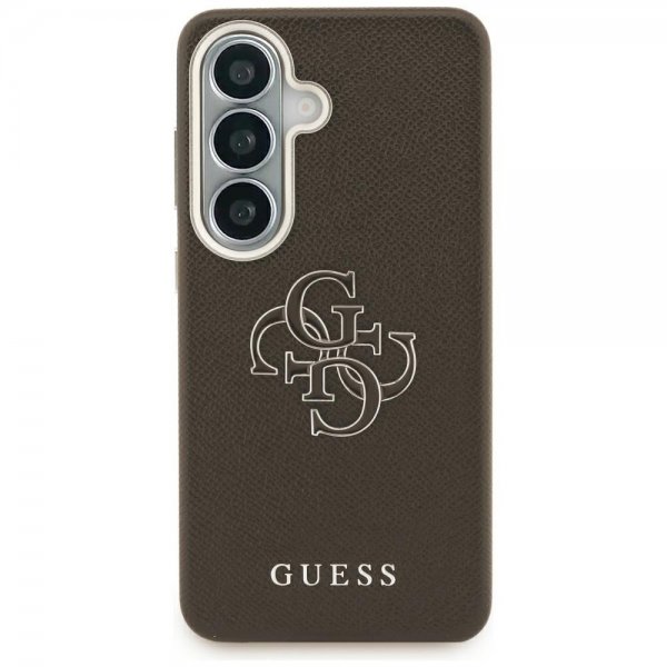 Arvaa Samsung Galaxy S26 Kuori 4G Logo Grained Ruskea