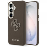 Guess Samsung Galaxy S26 Plus Kotelo 4G Logo Grained Ruskea