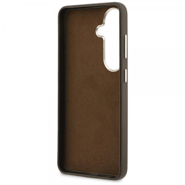 Arvaa Samsung Galaxy S26 Kuori 4G Logo Grained Ruskea