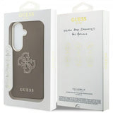 Guess Samsung Galaxy S26 Plus Kotelo 4G Logo Grained Ruskea