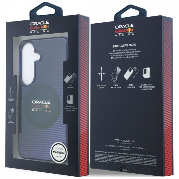 Red Bull Samsung Galaxy S26 -suojakuori Blended Lines MagSafe, sininen