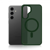 3mk Samsung Galaxy S25 Kuori Smoke MagCase Vihreä