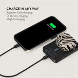 Burga Powerbank MagSafe 5000 mAh Imperial Metallinharmaa