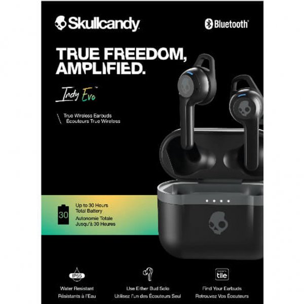 Skullcandy Indy Evo Täysin Langattomat In-Ear Nappikuulokkeet Musta
