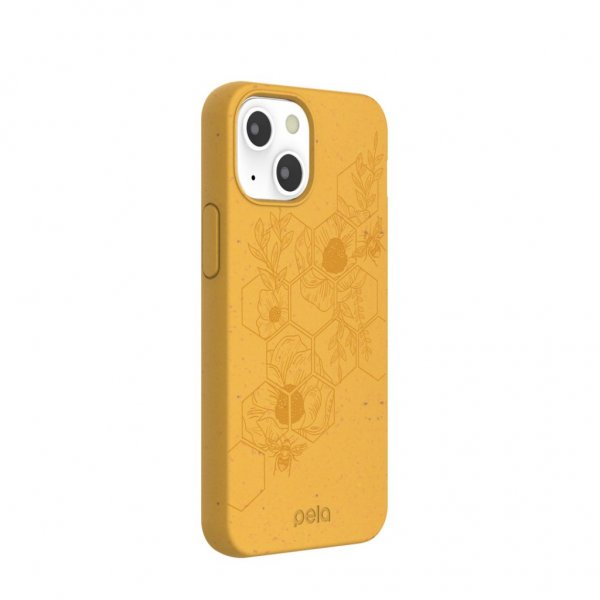 Pela iPhone 13 Mini -kuori Classic Honey Hive Edition