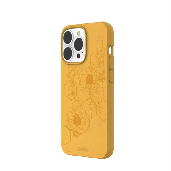 Pela iPhone 13 Pro -suojakuori Classic Honey Hive Edition