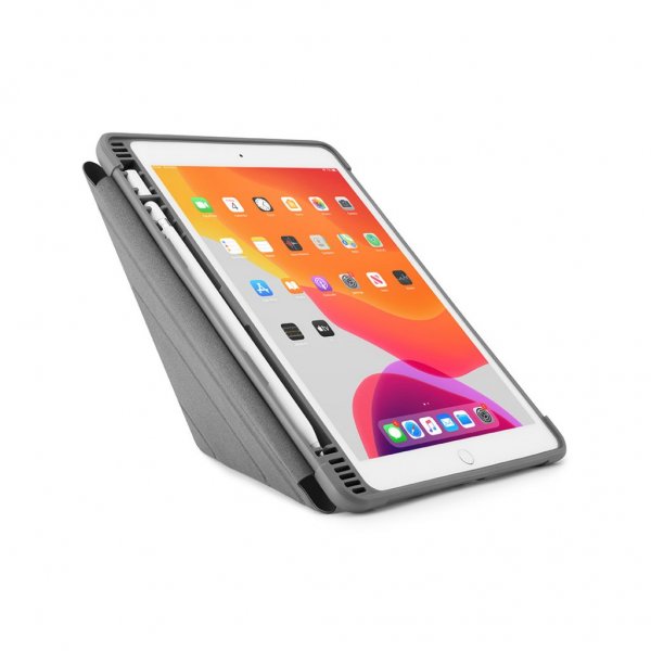 Pipetto iPad 10.2 (gen 7/8/9) Kotelo Origami Pencil Shield Musta