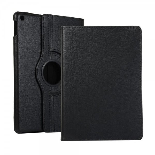 iPad 10.2 (gen 7/8/9) Kotelo 360 Astetta Kääntyvä Musta