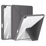 Dux Ducis iPad 10.2 (7./8./9. sukupolvi) Magi-sarjan kotelo, harmaa