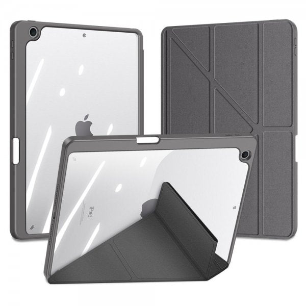 Dux Ducis iPad 10.2 (7./8./9. sukupolvi) Magi-sarjan kotelo, harmaa