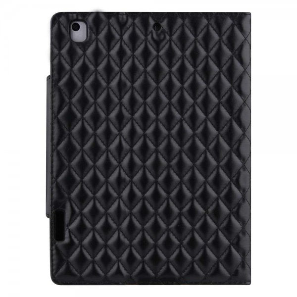 iPad 10.2 (7./8./9. sukupolvi) Kotelo Vinoneliökuvio Musta