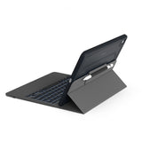 ZAGG iPad 10.2 -kotelo näppäimistöllä Rugged Messenger Keyboard Charcoal