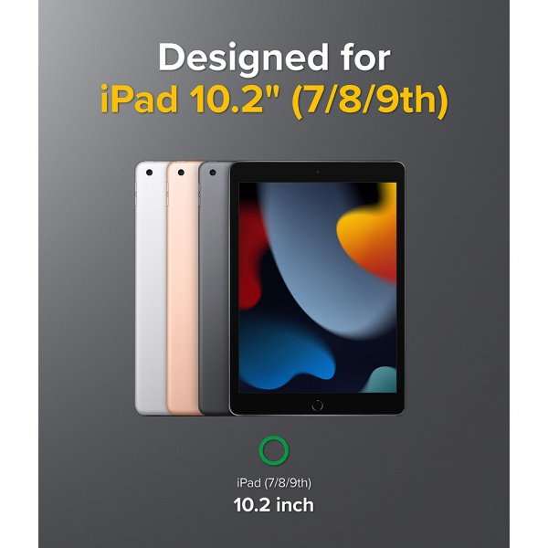 Ringke iPad 10.2 (gen 7/8/9) Suojakuori Fusion+ Strap Combo Keltainen