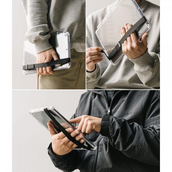 Ringke iPad 10.2 (7./8./9. sukupolvi) Fusion+ Strap Combo Lime Glow -suojakuori