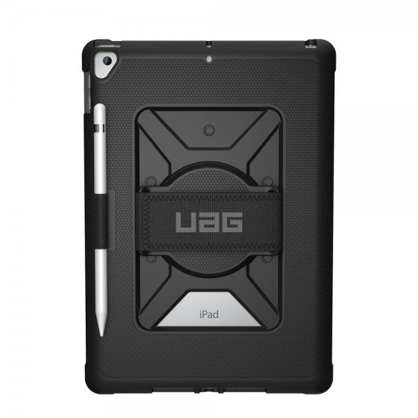 Urban Armor Gear (UAG) iPad 10.2 (gen 7/8/9) Suojakotelo Metropolis Hand Strap Musta