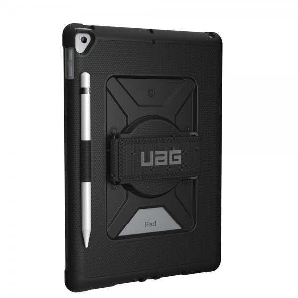 Urban Armor Gear (UAG) iPad 10.2 (gen 7/8/9) Suojakotelo Metropolis Hand Strap Musta