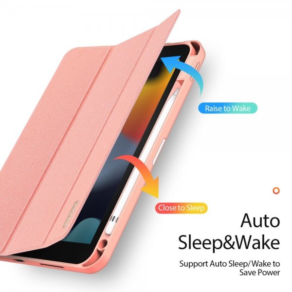 Dux Ducis iPad 10.9 (10. sukupolvi)/iPad 11 (A16) -suojakotelo DOMO Series Pink