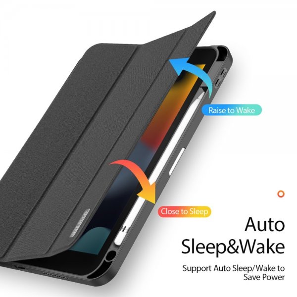 Dux Ducis iPad 10.9 (10. sukupolvi)/iPad 11 (A16) Suojakotelo DOMO Series Musta