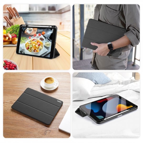 Dux Ducis iPad 10.9 (10. sukupolvi)/iPad 11 (A16) Suojakotelo DOMO Series Musta