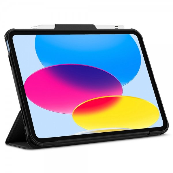 Spigen iPad 10.9 (10. sukupolvi)/iPad 11 (A16) Rugged Armor Pro -suojakuori, musta