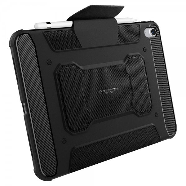 Spigen iPad 10.9 (10. sukupolvi)/iPad 11 (A16) Rugged Armor Pro -suojakuori, musta